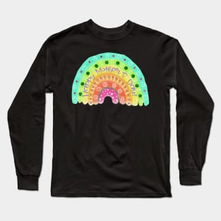 Happy Mother's Day Rainbow Boho Style by Cherie(c)2021 Long Sleeve T-Shirt